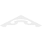 Ekena Millwork Pitch Northwest Architectural Grade PVC Gable Pediment, 48"W x 12"H x 1"P (6/12) GPP048X012X100NOR - alternate 4